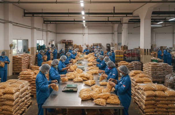 Indonesian snack factory manual to automated packaging upgrade