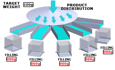 multihead weigher operation precision weighing system