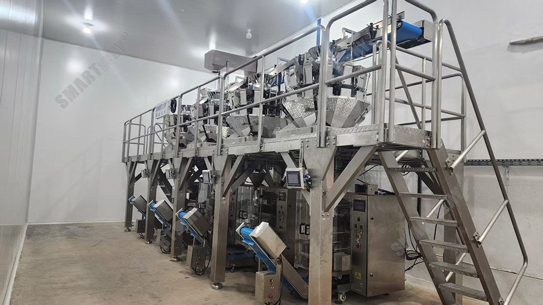 shrimp chips packing machine Indonesia