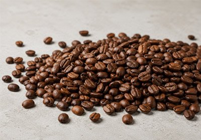 Roasted coffee beans