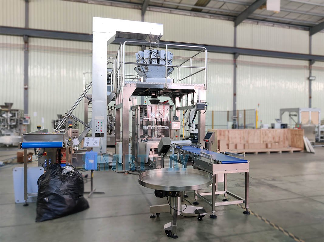 pillow gusset bag candy packing machine