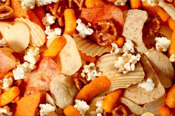 Snack products packaging