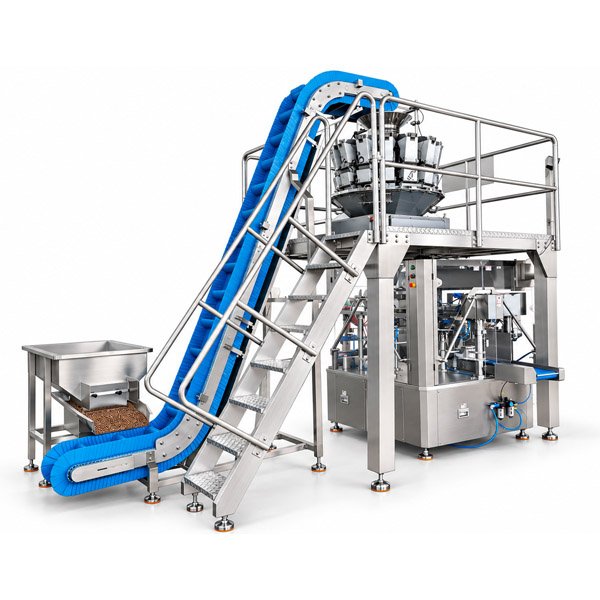 automatic pouch packing machine for frozen shrimp